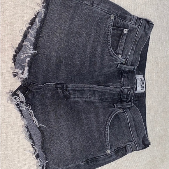 Agolde Black Shorts - Picture 2 of 3